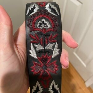 Rebecca Minkoff leather guitar strap NWT